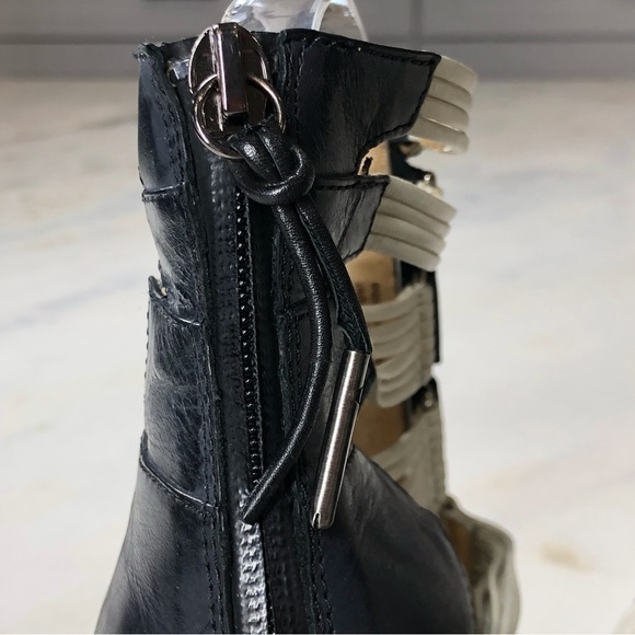 L.A.M.B. Monochrome Strappy Heels - Picture 6 of 15